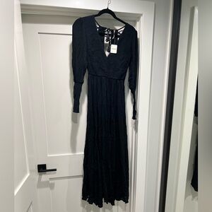 Free People Black Maxi Dress